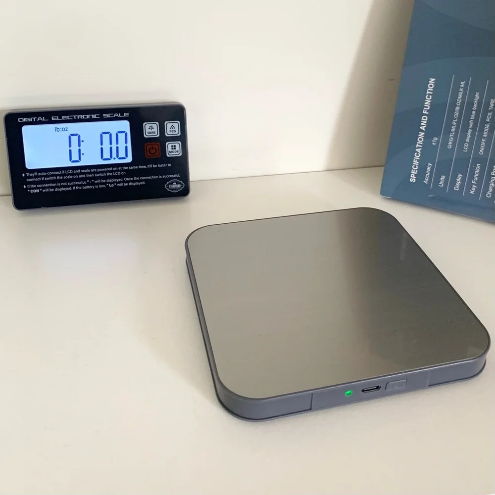Bluetooth Digital Electric Scale wireless rechargeable